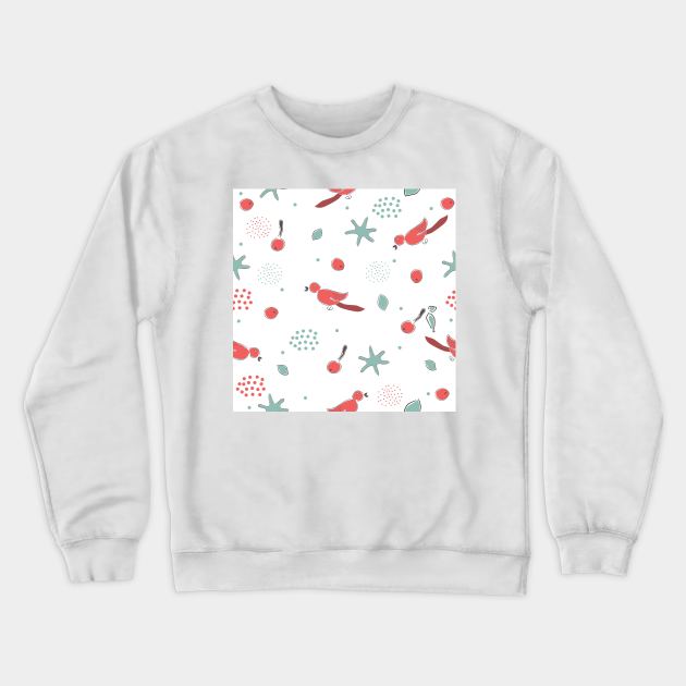 Bullfinch Crewneck Sweatshirt by Kristina Stellar Scandinavian Land